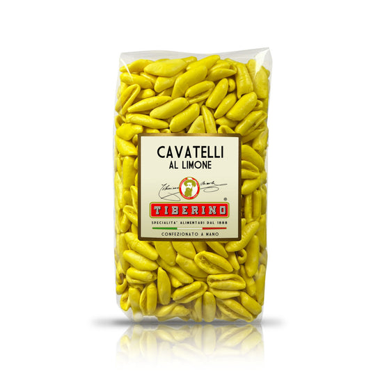 Cavatelli Pugliesi with lemon, 100% Italian durum wheat semolina pasta