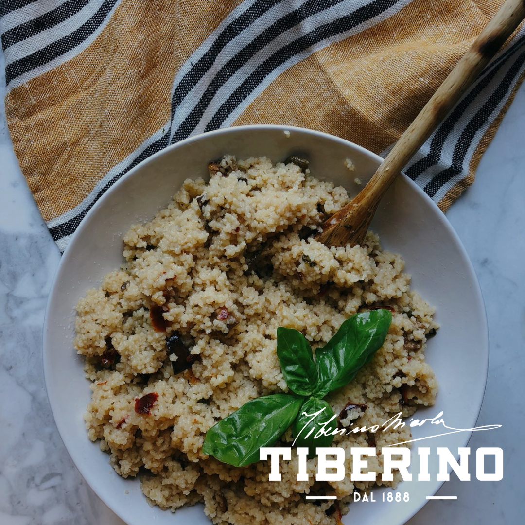 Couscous con funghi porcini-TIBERINO 1888