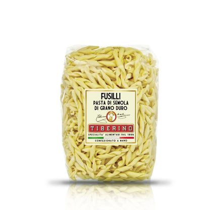 Fusilli Pugliesi, Italian durum wheat semolina pasta