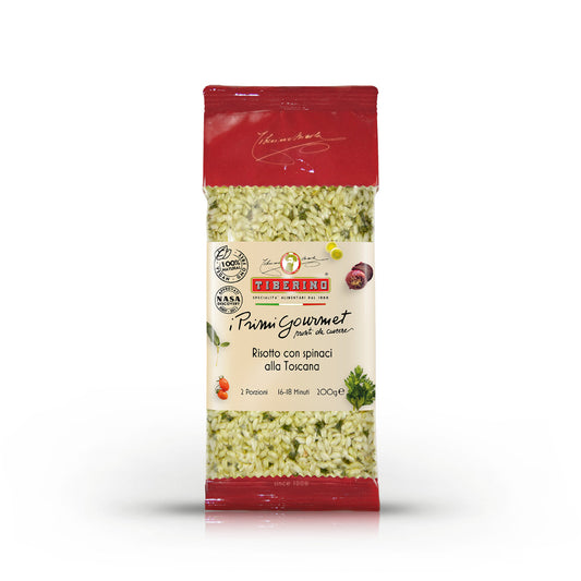 Toscana risotto with spinach & sun-dried tomato