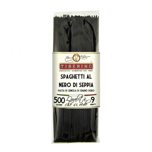 Spaghetti with cuttlefish ink
