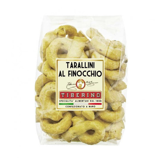 Traditional Apulian taralli with fennel seeds