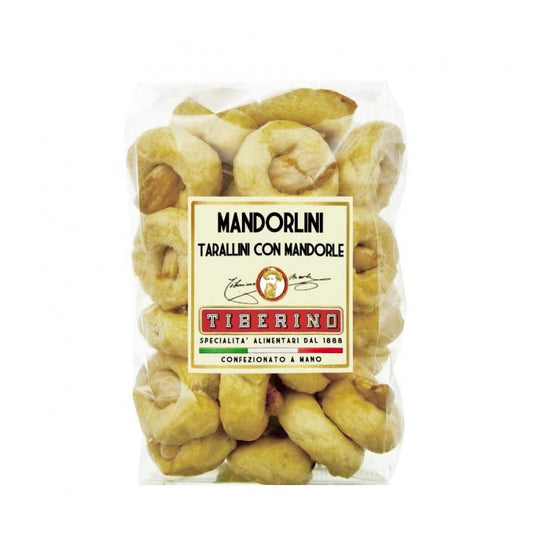 "Mandorlini", Apulian taralli with whole almonds