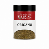 BARATTOLO DI ORIGANO DISIDRATATO SU SFONDO BIANCO