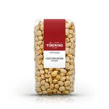 Sacchetto trasparente di Ceci Bianchi Pugliesi Tiberino 1888 con etichetta rossa e bianca.