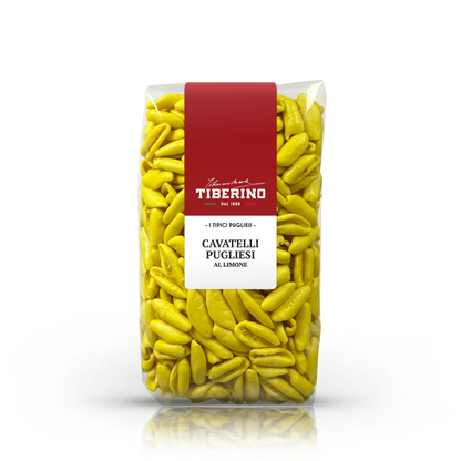 Cavatelli Pugliesi with lemon, 100% Italian durum wheat semolina pasta