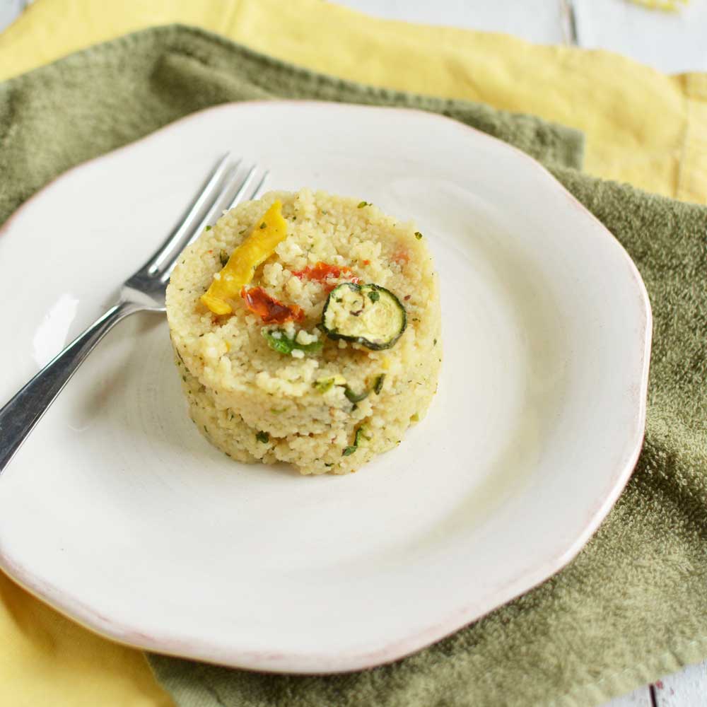 Couscous auf sizilianische Art mit Gemüse