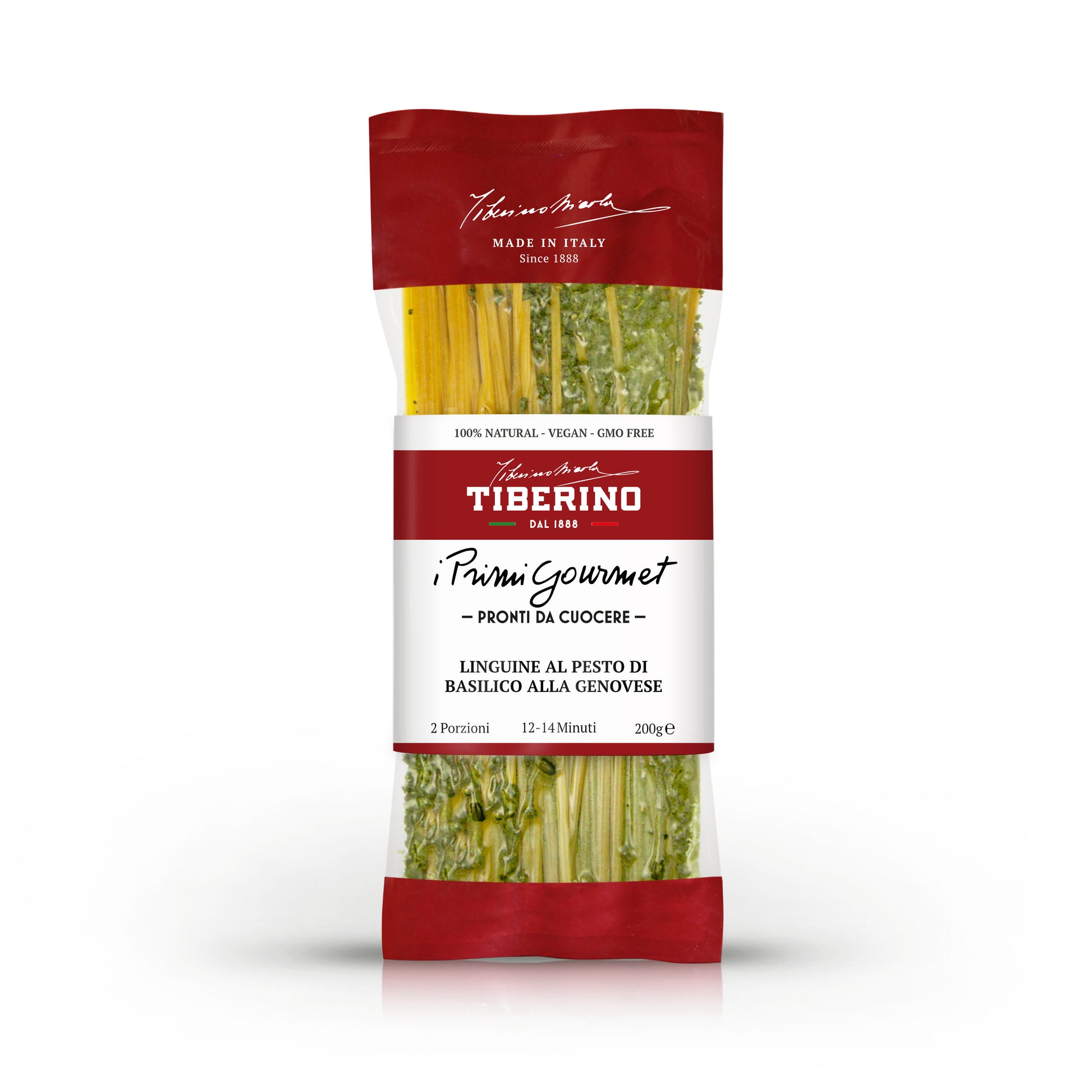 Linguine trafilate al bronzo con pesto di basilico alla Genovese (Vegan) | TIBERINO 1888
