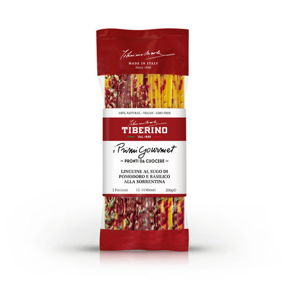 Linguine alla Sorrentina trafilate al bronzo con sugo al basilico | TIBERINO 1888