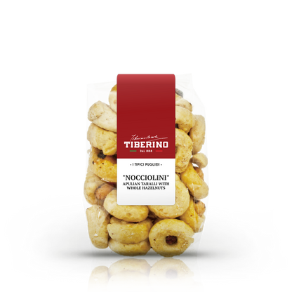 Nocciolini, taralli Pugliesi con nocciola intera - 250g. (8.8 oz) | TIBERINO 1888
