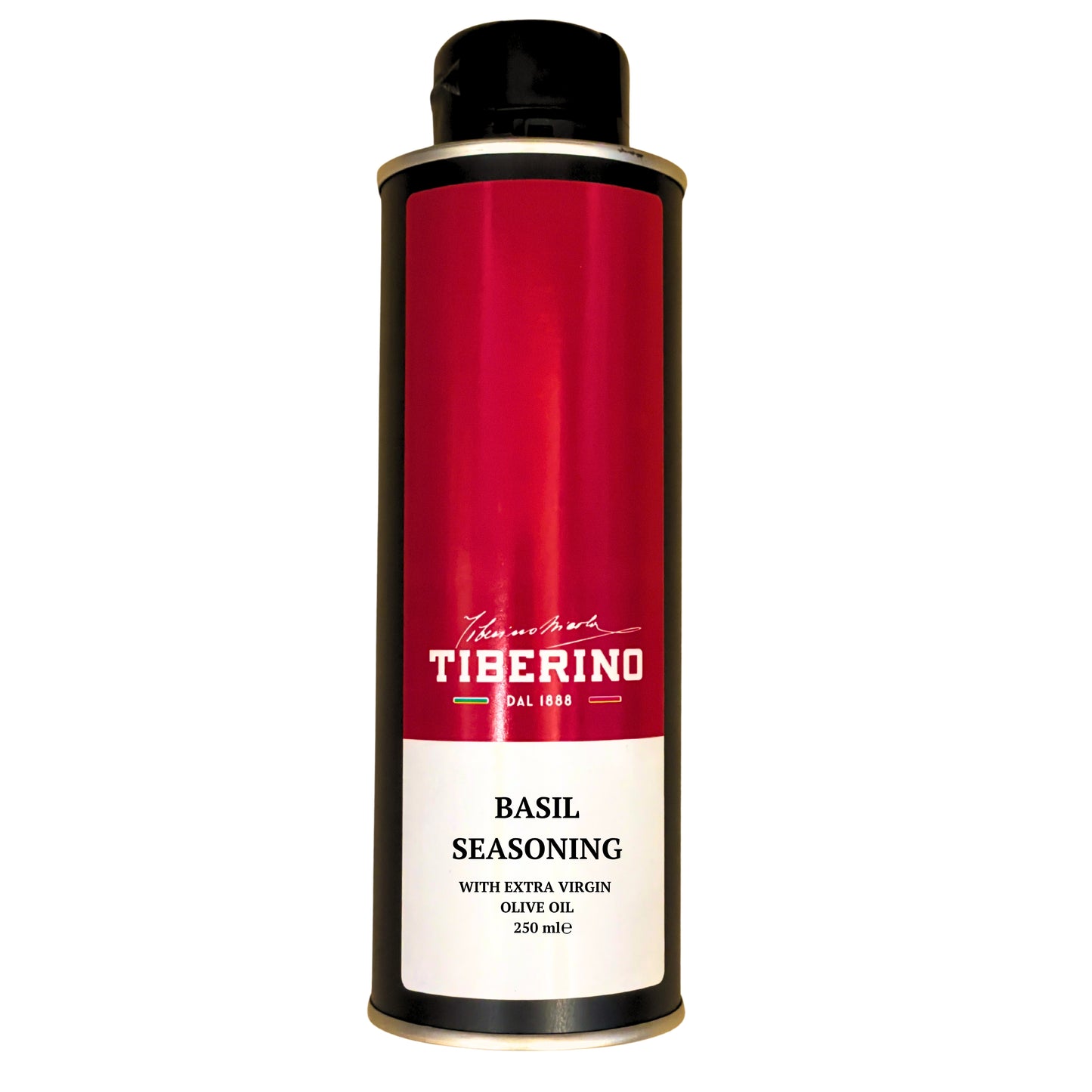 Condimento al Basilico con olio extravergine d’oliva estratto con prima spremitura a freddo 250ml