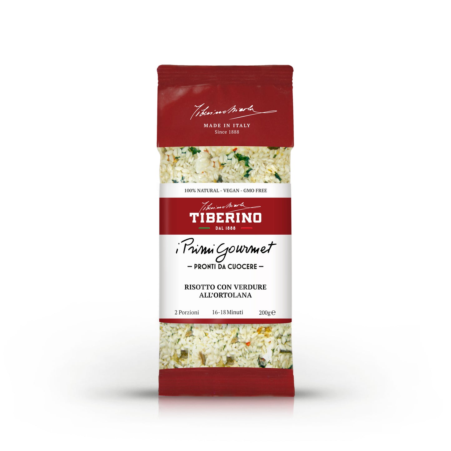 "Risotto all'Ortolana" con verdure e lenticchie rosse | TIBERINO 1888