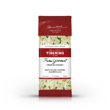 "Risotto all'Ortolana" con verdure e lenticchie rosse | TIBERINO 1888