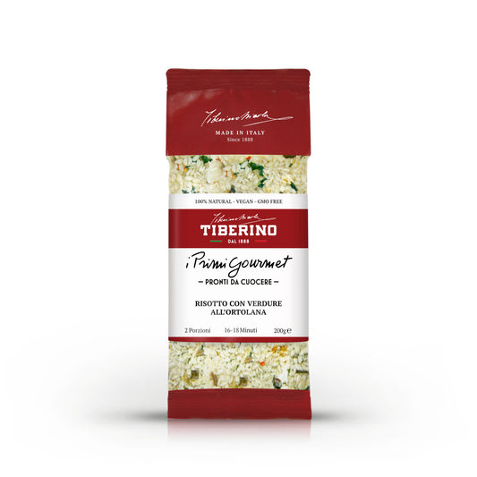 "Risotto all'Ortolana" con verdure e lenticchie rosse | TIBERINO 1888