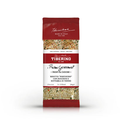 Portofino Risotto with Zucchini and Bottarga