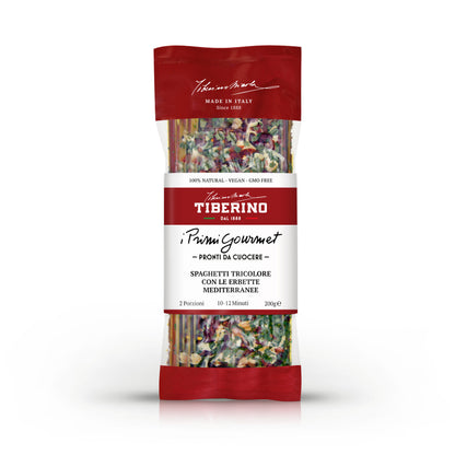 Spaghetti tricolori alle erbe aromatiche | TIBERINO 1888
