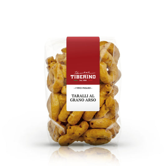Taralli al Grano Arso - 250g. (8.8 oz) | TIBERINO 1888