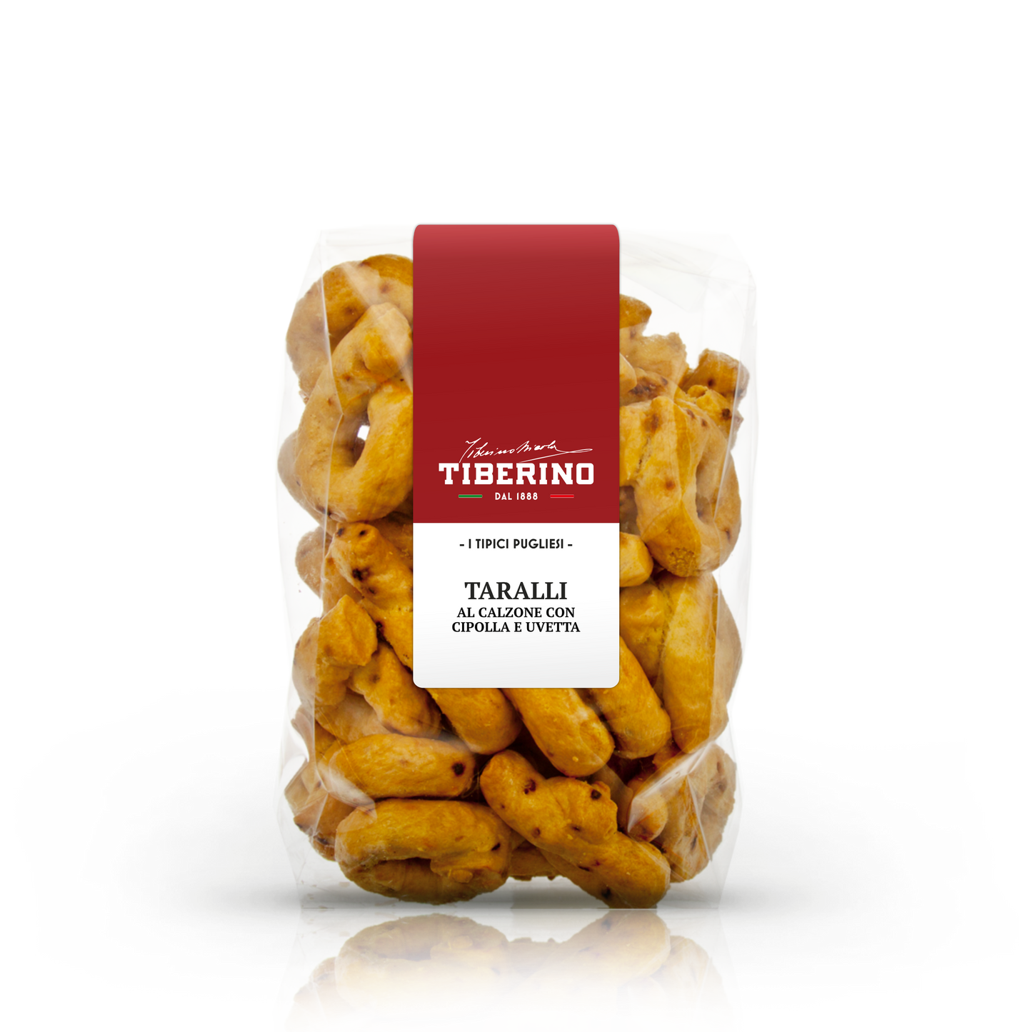 Taralli Pugliesi al Calzone con cipolla e uvetta - 250 g (8,8 oz)