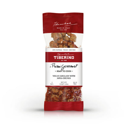 Gulasch mit Sojastücken und geräuchertem süßem Paprika (Vegan Gourmand) 