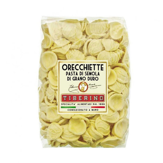 Orecchiette "Pugliesi" (pâtes originaires de la région des Pouilles) - Pâtes alimentaires à semoule de blé dur Saragolla