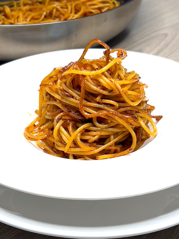 Spicy Spaghetti Assassina from Bari