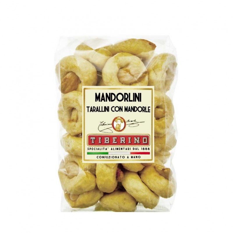 Tralli "Mandorlini" - Apulian taralli with whole almonds